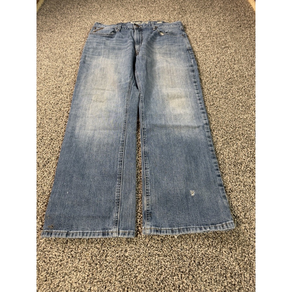 Ariat M4 Relaxed Bootcut Jeans Men's Size 36X30 Blue Baggy